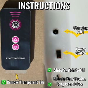 Wireless remote control with adjustable patting intensity for cats