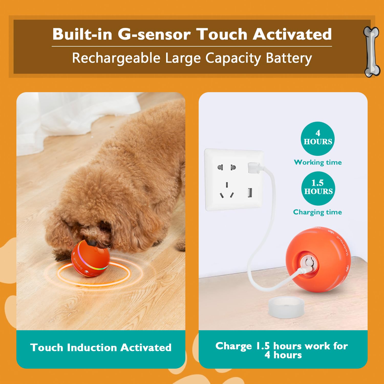 Interactive Dog Toys Dog Ball