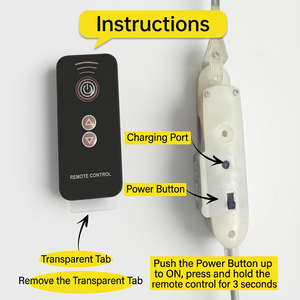 Wireless remote control with adjustable patting intensity for cats